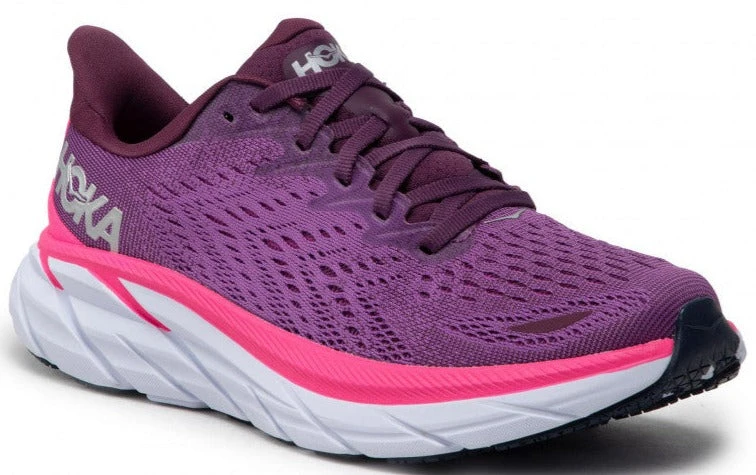 HOKA Women's Clifton 8 - Grape Wine/Beautyberry (1119394-GWBY) HOKA Women's Clifton 8 - Grape Wine/Beautyberry (1119394-GWBY) -marathonsports shop 01 0000301130147 sw