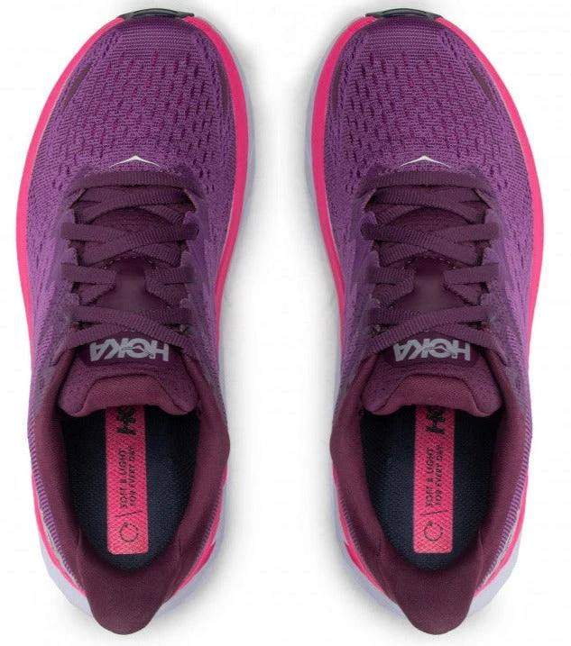 HOKA Women's Clifton 8 - Grape Wine/Beautyberry (1119394-GWBY) HOKA Women's Clifton 8 - Grape Wine/Beautyberry (1119394-GWBY) -marathonsports shop 05 0000301130147 sw