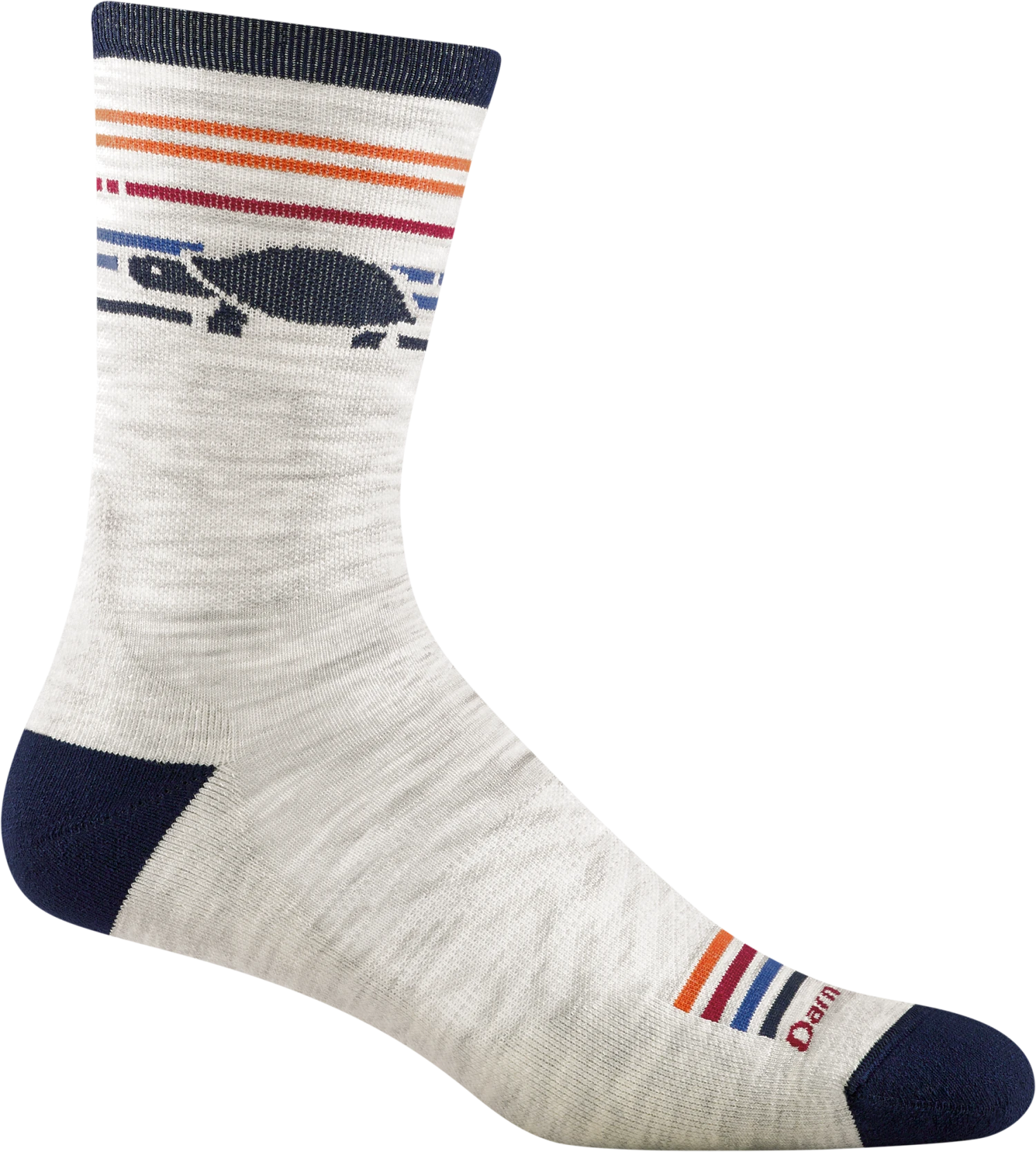 Darn Tough Men's Pacer Micro Crew Ultra-Light Cushion Running Sock - Ash (1041-ASH) Darn Tough Men's Pacer Micro Crew Ultra-Light Cushion Running Sock - Ash (1041-ASH) -marathonsports shop 1041 Ash