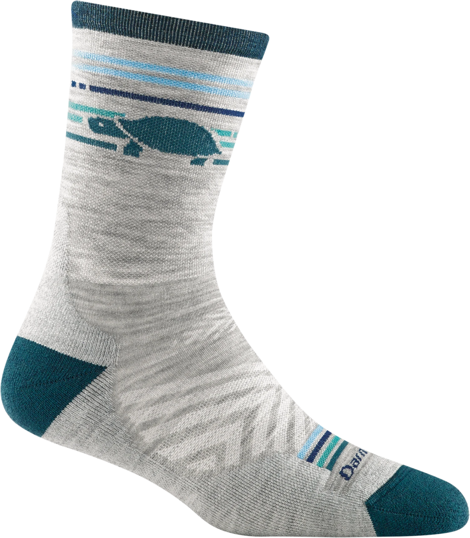 Darn Tough Women's Pacer Micro Crew Ultra-Light Cushion Running Sock - Gray (1050-GRAY) Darn Tough Women's Pacer Micro Crew Ultra-Light Cushion Running Sock - Gray (1050-GRAY) -marathonsports shop 1050 Gray