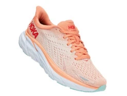 HOKA Women's Clifton 8 - Cantaloupe/Silver Peony (1119394-CSPY) 2 HOKA Women's Clifton 8 - Cantaloupe/Silver Peony (1119394-CSPY) -marathonsports shop 1119394 CSPY 1