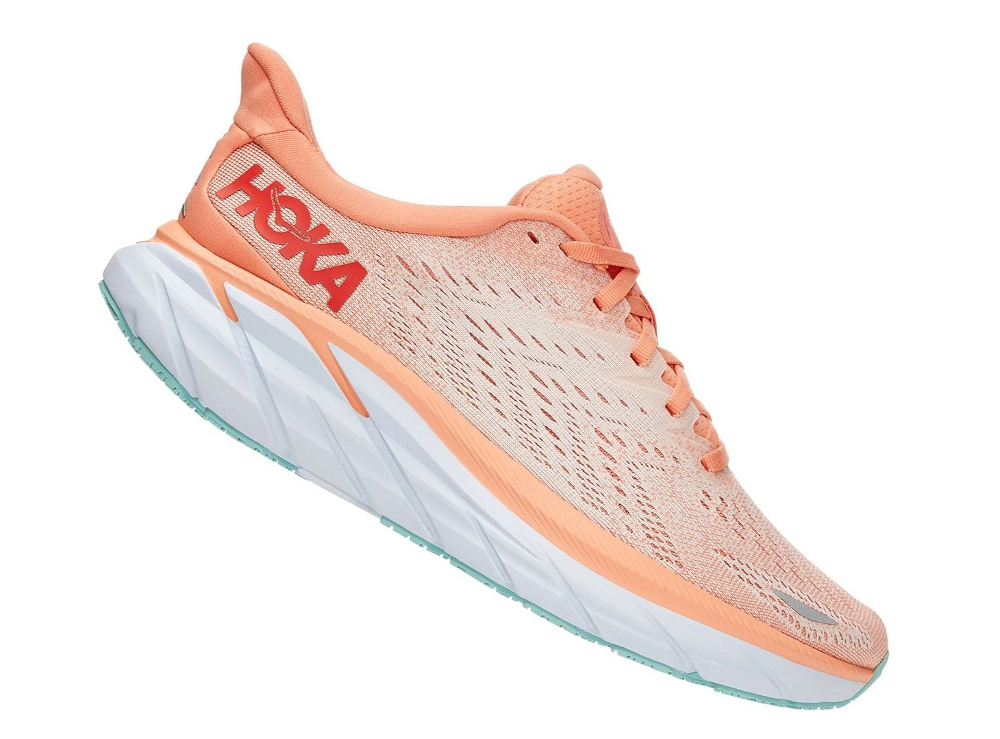 HOKA Women's Clifton 8 - Cantaloupe/Silver Peony (1119394-CSPY) HOKA Women's Clifton 8 - Cantaloupe/Silver Peony (1119394-CSPY) -marathonsports shop 1119394 CSPY 2