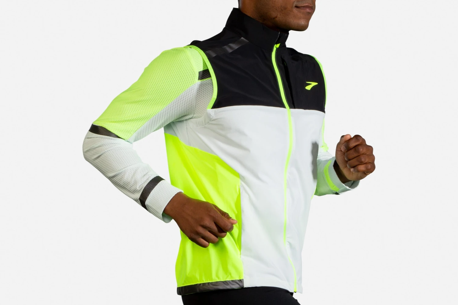 Brooks Men's Carbonite Vest - Icy Grey/Black/Nightlife (211358030) Brooks Men's Carbonite Vest - Icy Grey/Black/Nightlife (211358030) -marathonsports shop 211358 030 MV Carbonite Vest scaled