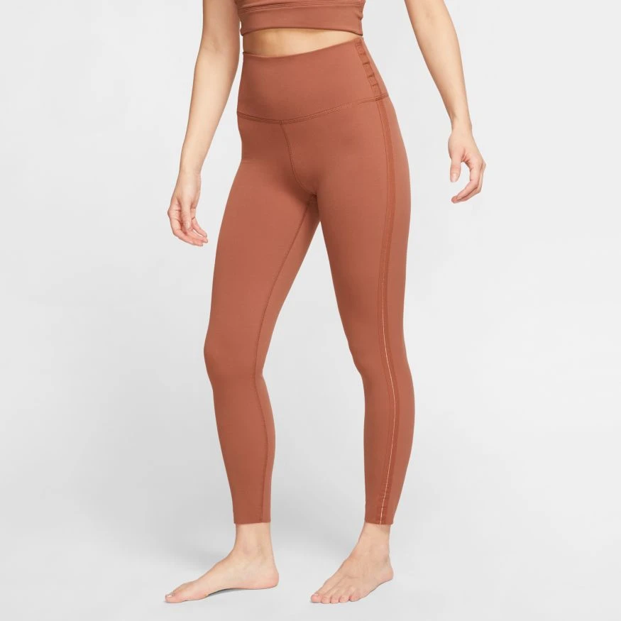 Nike Women's Yoga Luxe 7/8 Tights - Red Bark/Terra Blush (CJ4203-275) Nike Women's Yoga Luxe 7/8 Tights - Red Bark/Terra Blush (CJ4203-275) -marathonsports shop CJ4203 275 PHSFM001