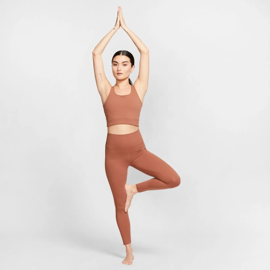 Nike Women's Yoga Luxe 7/8 Tights - Red Bark/Terra Blush (CJ4203-275) Nike Women's Yoga Luxe 7/8 Tights - Red Bark/Terra Blush (CJ4203-275) -marathonsports shop CJ4203 275 PHSYM004