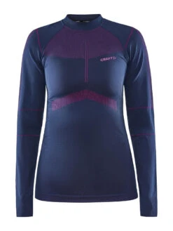 Craft Women's Active Intensity Crewneck Baselayer - Tide/Roxo (1907937-698486) 4 Craft Women's Active Intensity Crewneck Baselayer - Tide/Roxo (1907937-698486) -marathonsports shop CraftWomensCrewneckBaselayerTide Roxo min