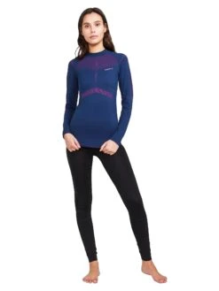 Craft Women's Active Intensity Crewneck Baselayer - Tide/Roxo (1907937-698486) 3 Craft Women's Active Intensity Crewneck Baselayer - Tide/Roxo (1907937-698486) -marathonsports shop CraftWomensCrewneckBaselayerTide Roxo4 min