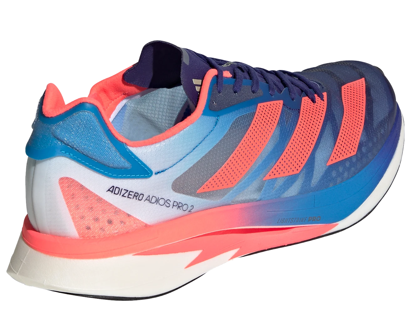 adidas Unisex Adizero Adios Pro 2 Adidas Unisex Adizero Adios Pro 2 -marathonsports shop GX3117 FTW photo back lateral top transparent