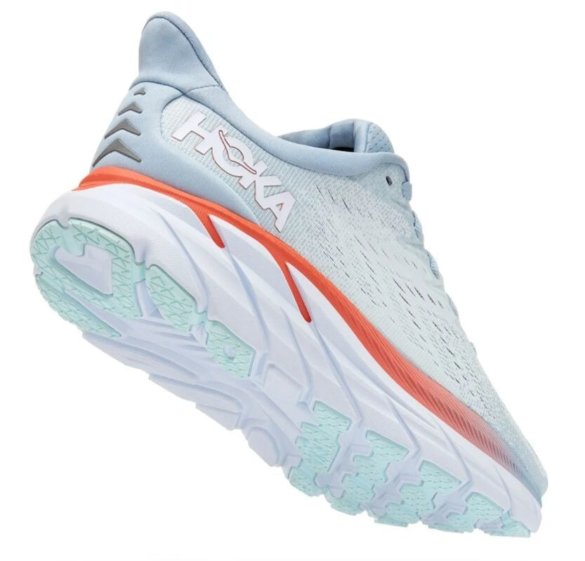 HOKA Women's Clifton 8 Wide (D) HOKA Women's Clifton 8 Wide (D) -marathonsports shop HOKAWomensClifton8Wide BlueFogPleinAir 3