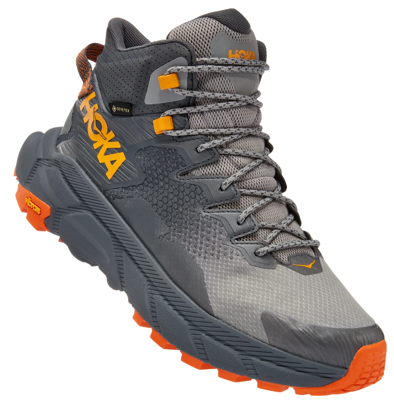 HOKA Men's Trail Code GTX HOKA Men's Trail Code GTX -marathonsports shop HOKA Mens Trail Code GTX Castlerock Persimmon Orange 3