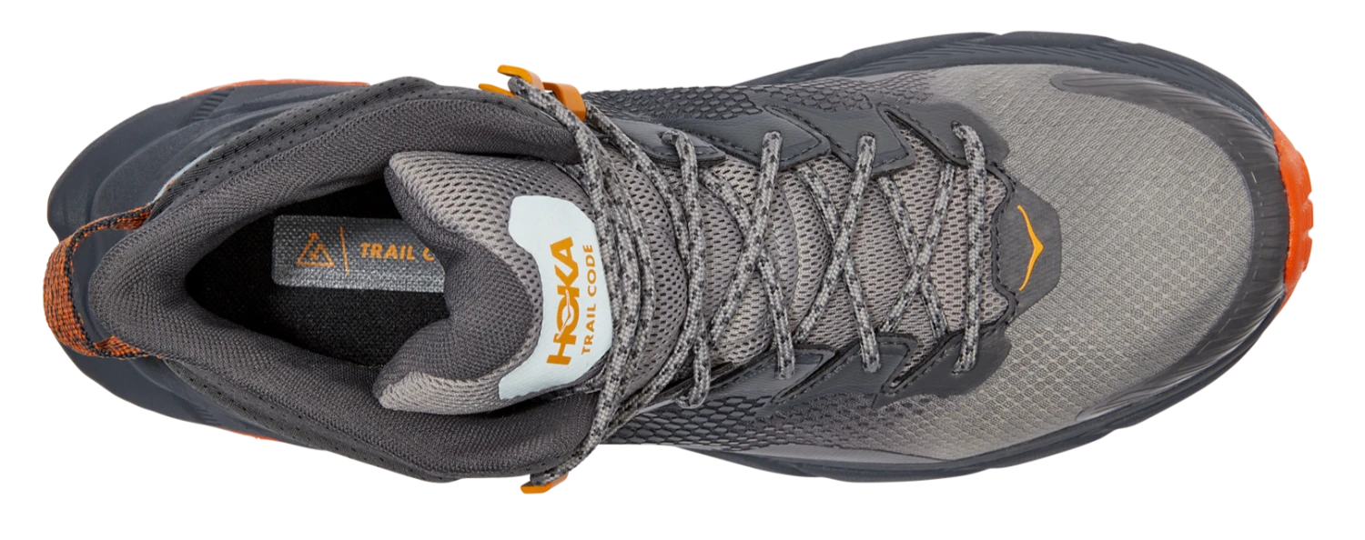 HOKA Men's Trail Code GTX HOKA Men's Trail Code GTX -marathonsports shop HOKA Mens Trail Code GTX Castlerock Persimmon Orange 4