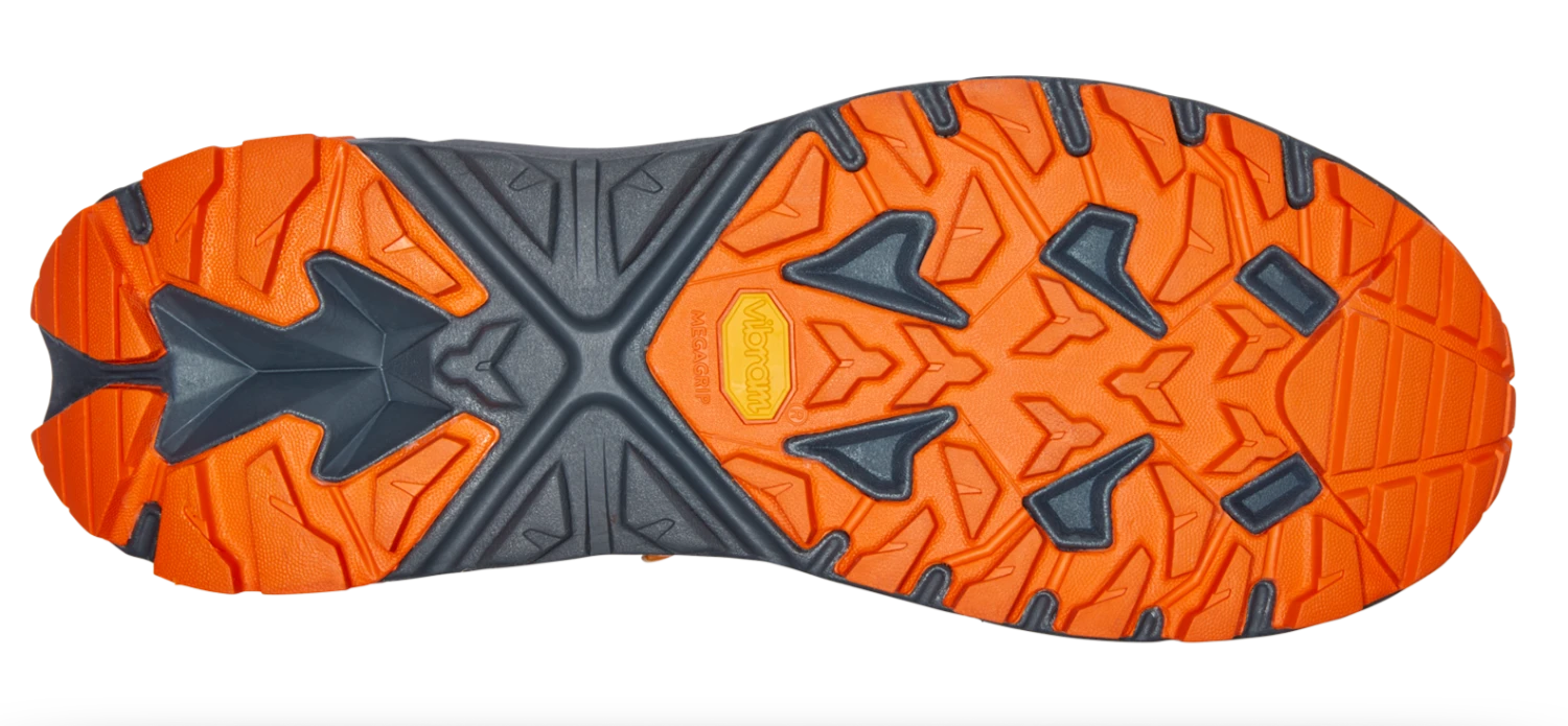 HOKA Men's Trail Code GTX HOKA Men's Trail Code GTX -marathonsports shop HOKA Mens Trail Code GTX Castlerock Persimmon Orange 5