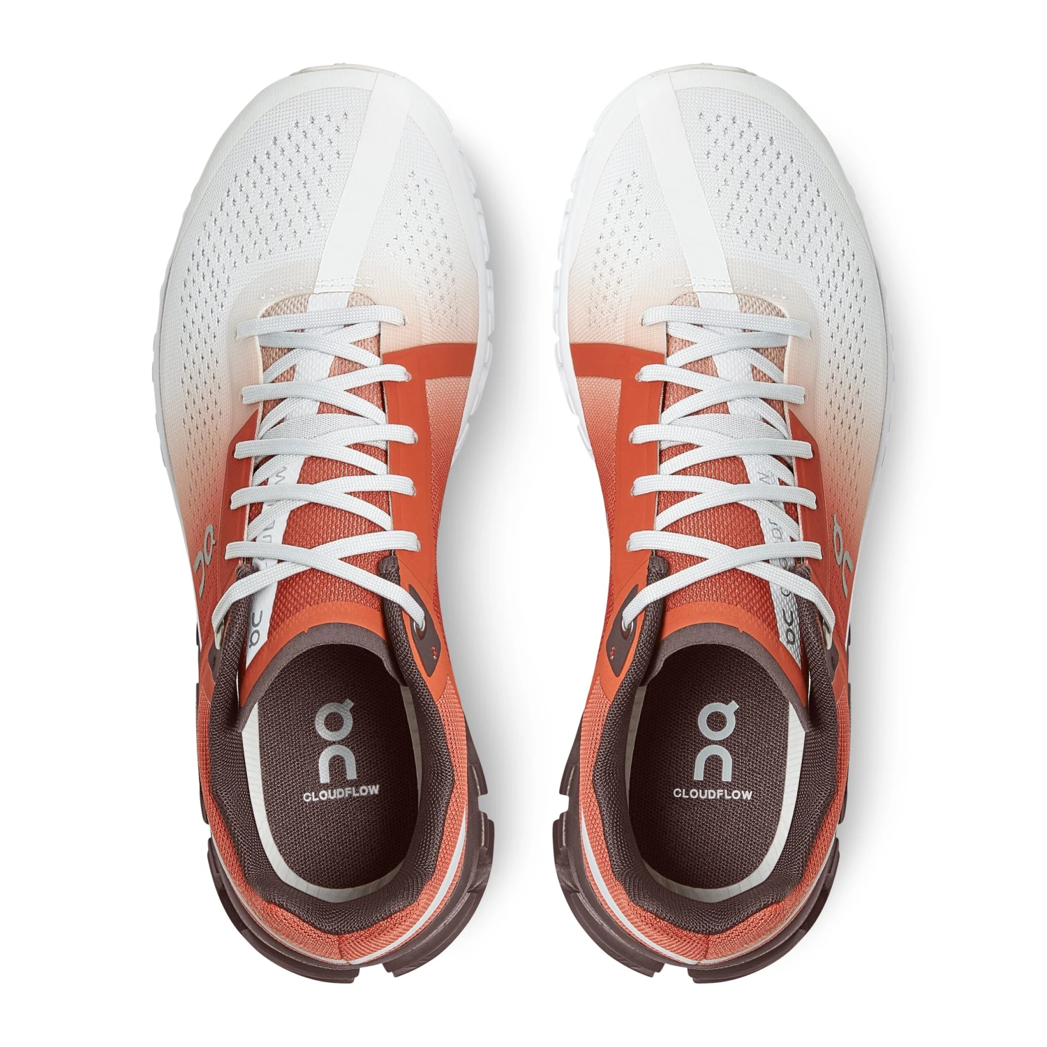 On Running Women's Cloudflow - Rust/White (35.99232) On Running Women's Cloudflow - Rust/White (35.99232) -marathonsports shop cloudflow fw21 rust white w g3 scaled