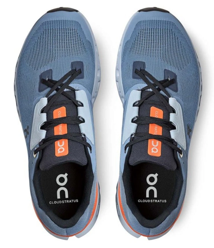 On Running Men's Cloudstratus On Running Men's Cloudstratus -marathonsports shop cloudstratus fw21 lake flare m g2 pack shot jpg
