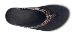 Oofos Women's OOlala Limited Sandal - Black/Leopard (1403) -marathonsports shop ezgif.com gif maker 2022 09 26T095952.975