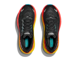 HOKA Men's Arahi 6 4 HOKA Men's Arahi 6 -marathonsports shop hoka mens arahi 6 running shoe black red yellow 3