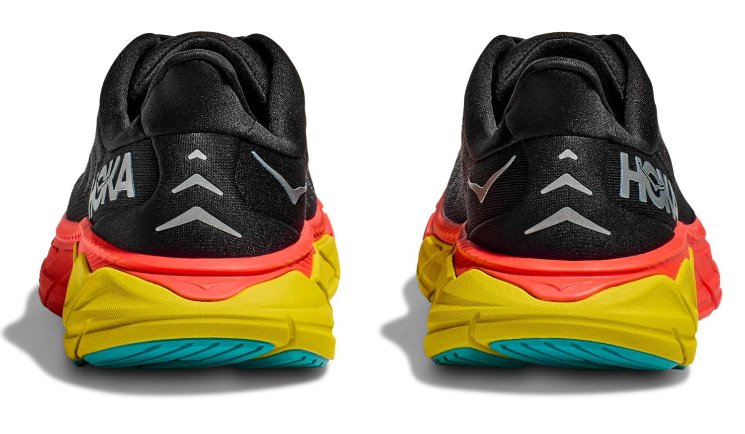 HOKA Men's Arahi 6 HOKA Men's Arahi 6 -marathonsports shop hoka mens arahi 6 running shoe black red yellow 4