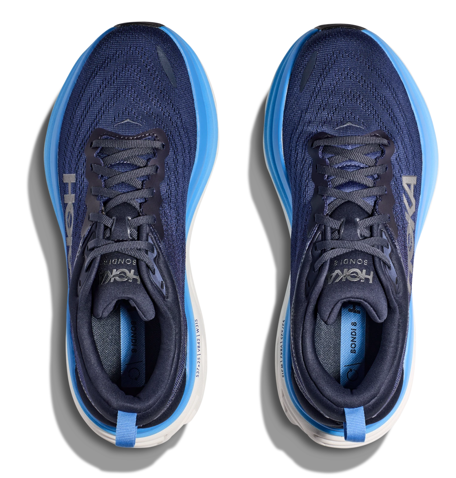 HOKA Men's Bondi 8 HOKA Men's Bondi 8 -marathonsports shop hoka mens bondi 8 running shoe outer space all aboard blue 1