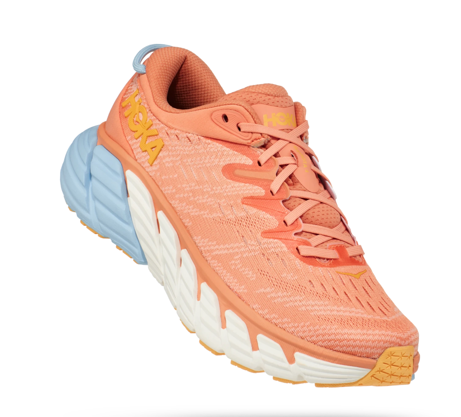 HOKA Women's Gaviota 4 HOKA Women's Gaviota 4 -marathonsports shop hoka womens gaviota 4 shell coral peach parfait 1