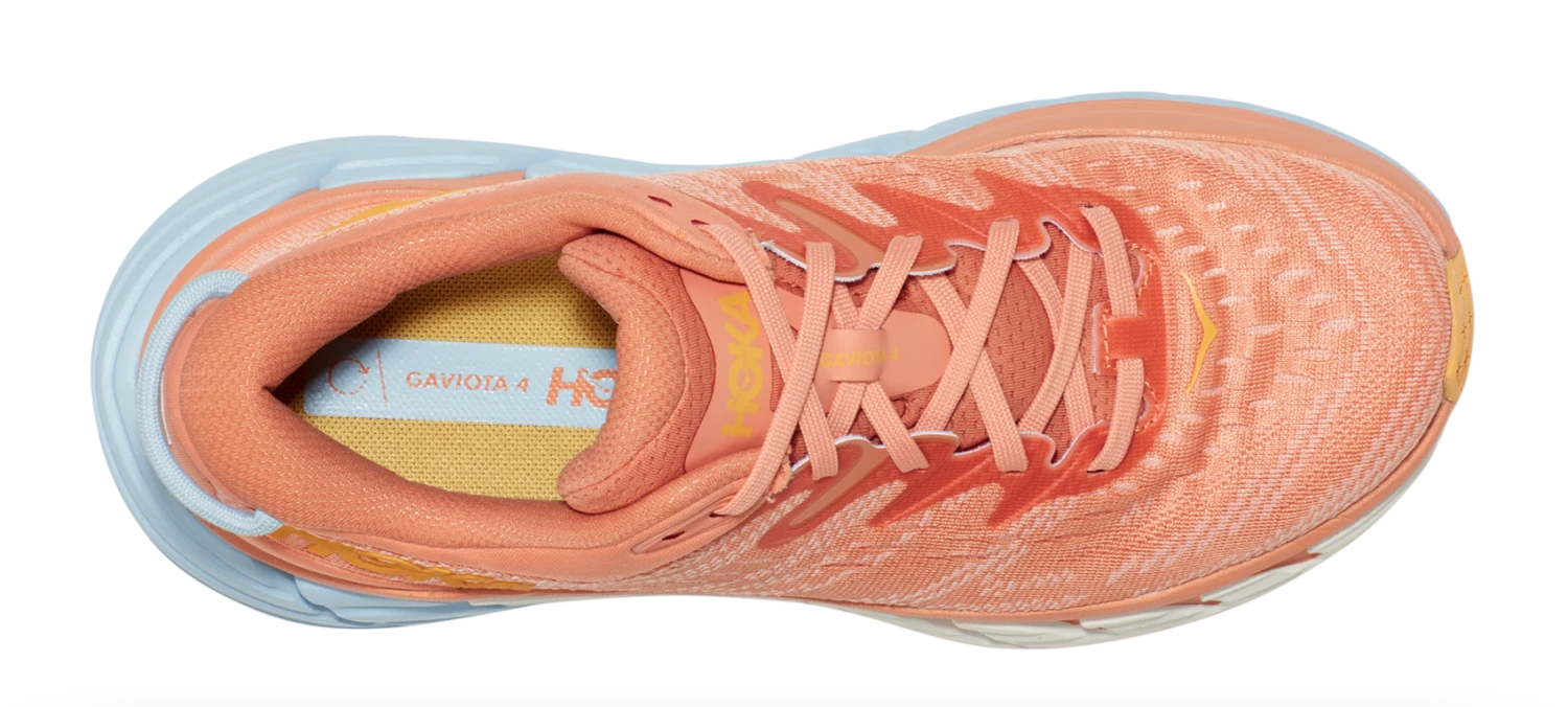 HOKA Women's Gaviota 4 HOKA Women's Gaviota 4 -marathonsports shop hoka womens gaviota 4 shell coral peach parfait