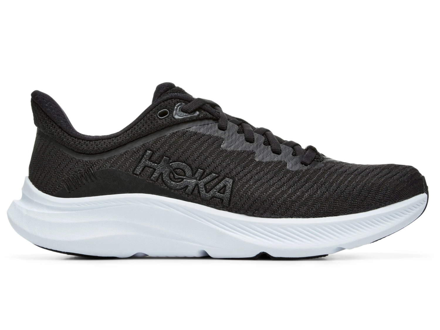 HOKA Women's Solimar HOKA Women's Solimar -marathonsports shop hoka womens solimar black white cushion trainer 5